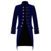 Mens Gothic Victorian Frock Mens Gothic Steampunk Tailcoat Blue Velvet Coat Mens Gothic Victorian Frock Mens Gothic Steampunk Tailcoat Blue Velvet Coat