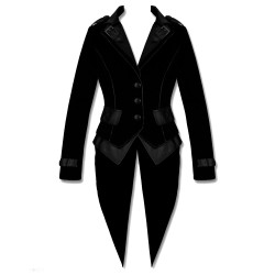 Steampunk Goth Victorian Tailcoat Gothic VTG Coats 