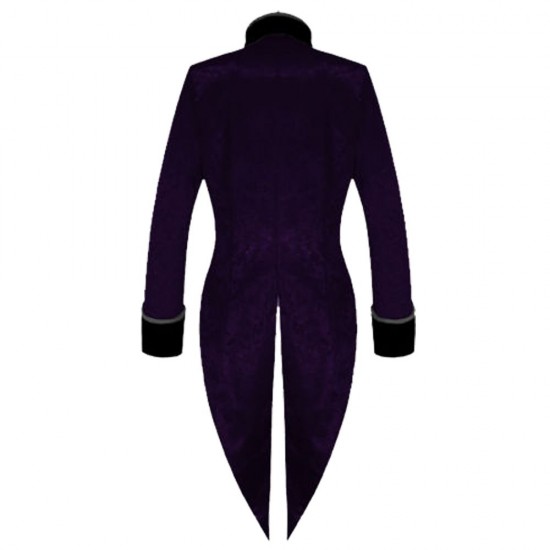 Mens Victorian Tailcoat Purple Steampunk Jacket VTG Tailcoat Mens Victorian Tailcoat Purple Steampunk Jacket VTG Tailcoat