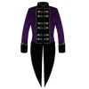 Mens Victorian Tailcoat Purple Steampunk Jacket VTG Tailcoat Mens Victorian Tailcoat Purple Steampunk Jacket VTG Tailcoat
