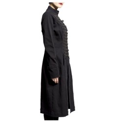 Ultra Band Women Gothic Coat Men Military Style Gothic Coat Alternative Gothic Clothing 