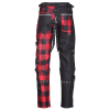 Men Gothic Pant Dead Threads Damned Checked Pant Red and Black Pant Men Gothic Pant Dead Threads Damned Checked Pant Red and Black Pant
