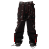 Men Gothic Trouser Cyber Red Thread Bondage Trouser Elite Pant Steampunk Pant Men Gothic Trouser Cyber Red Thread Bondage Trouser Elite Pant Steampunk Pant
