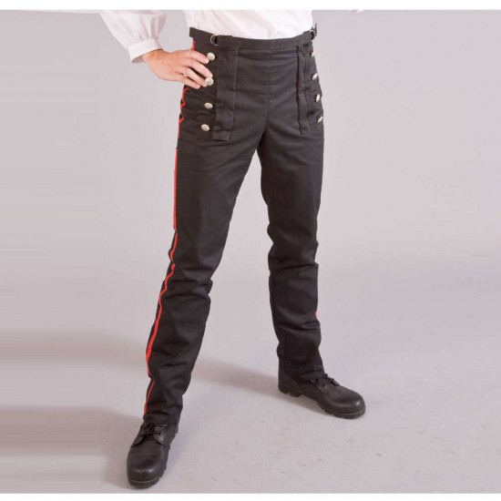 Godkendelse undulate Ejeren Military Officer Style Mens Trousers With Red Stripe