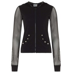 Women Nasty Net Mesh Hoodie 