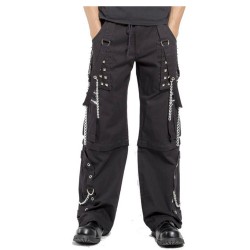 Men Gothic Pant Bondage Punk Rock Pant Shorts