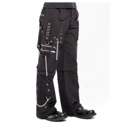 Men Gothic Pant Bondage Punk Rock Pant Shorts