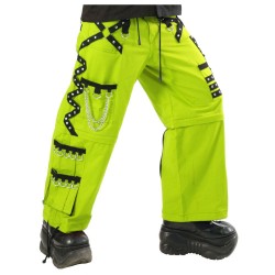 Men Gothic Parrot Green Threads Trouser Cyber Punk Pant Trouser For Sale