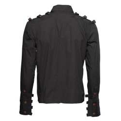 Men Steampunk Buckle Shirt Lots Men Gothic Shirt For Sale 