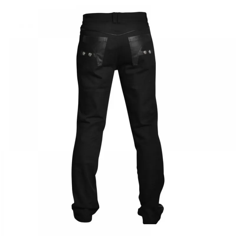 Men Gothic Pant Steampunk Gothic Uniform Pant - GA-MP-50055038