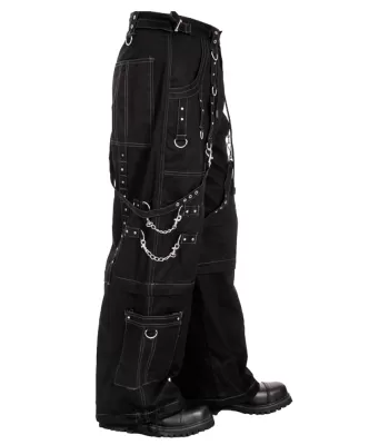 Men Cyber Goth Convertible Baggy Cargo Pants | Elite Gothic Pant