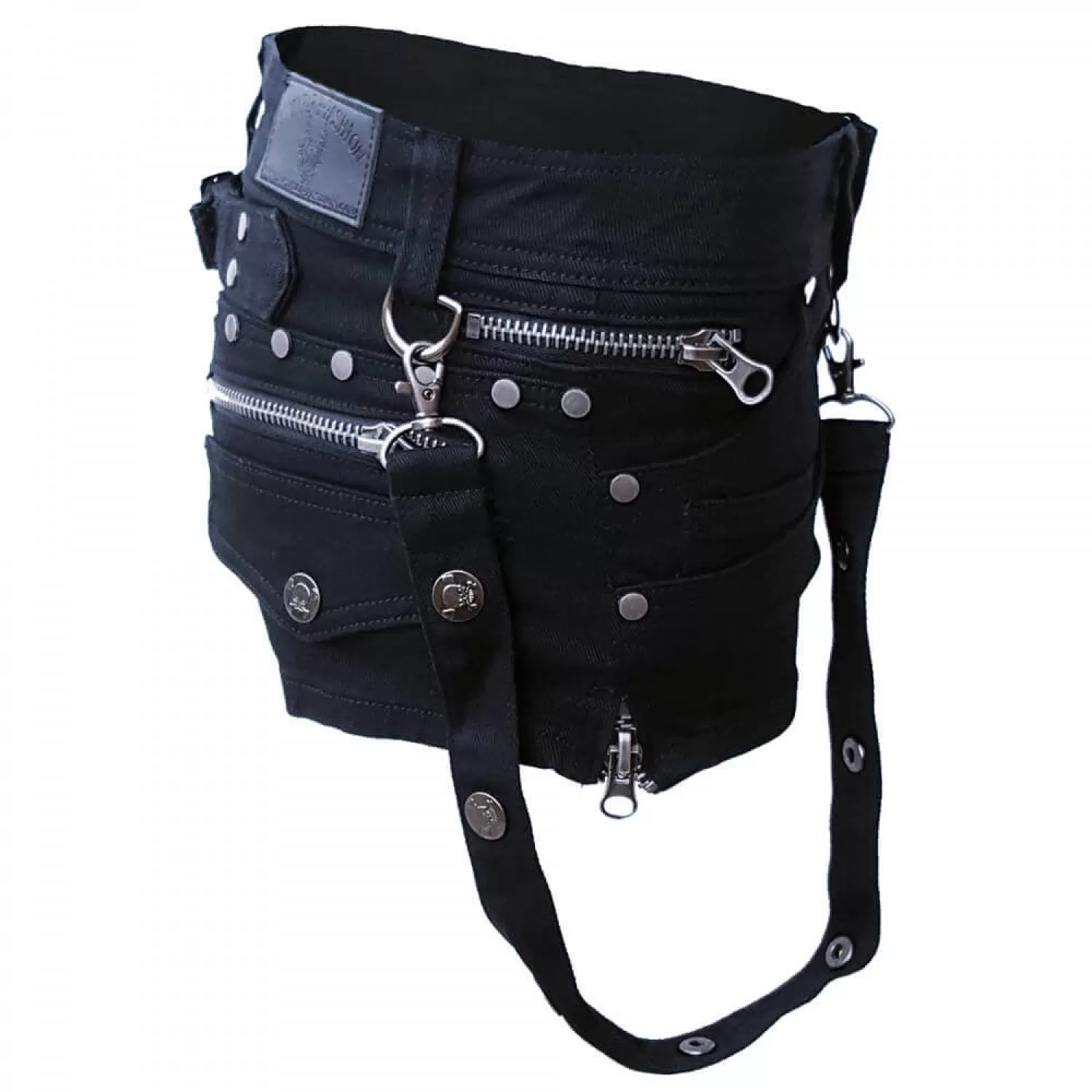 Women’s Sexy Black Mini Skirt | Gothic Attitude Short Skirt