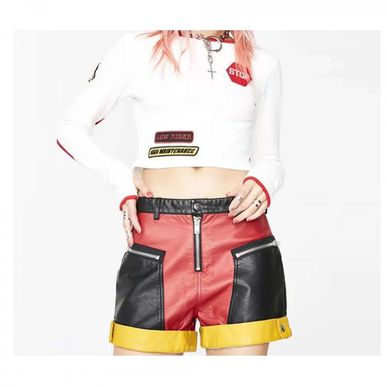 Women’s Black Gothic Mini Skirt | Cotton Alternative Fashion Essential