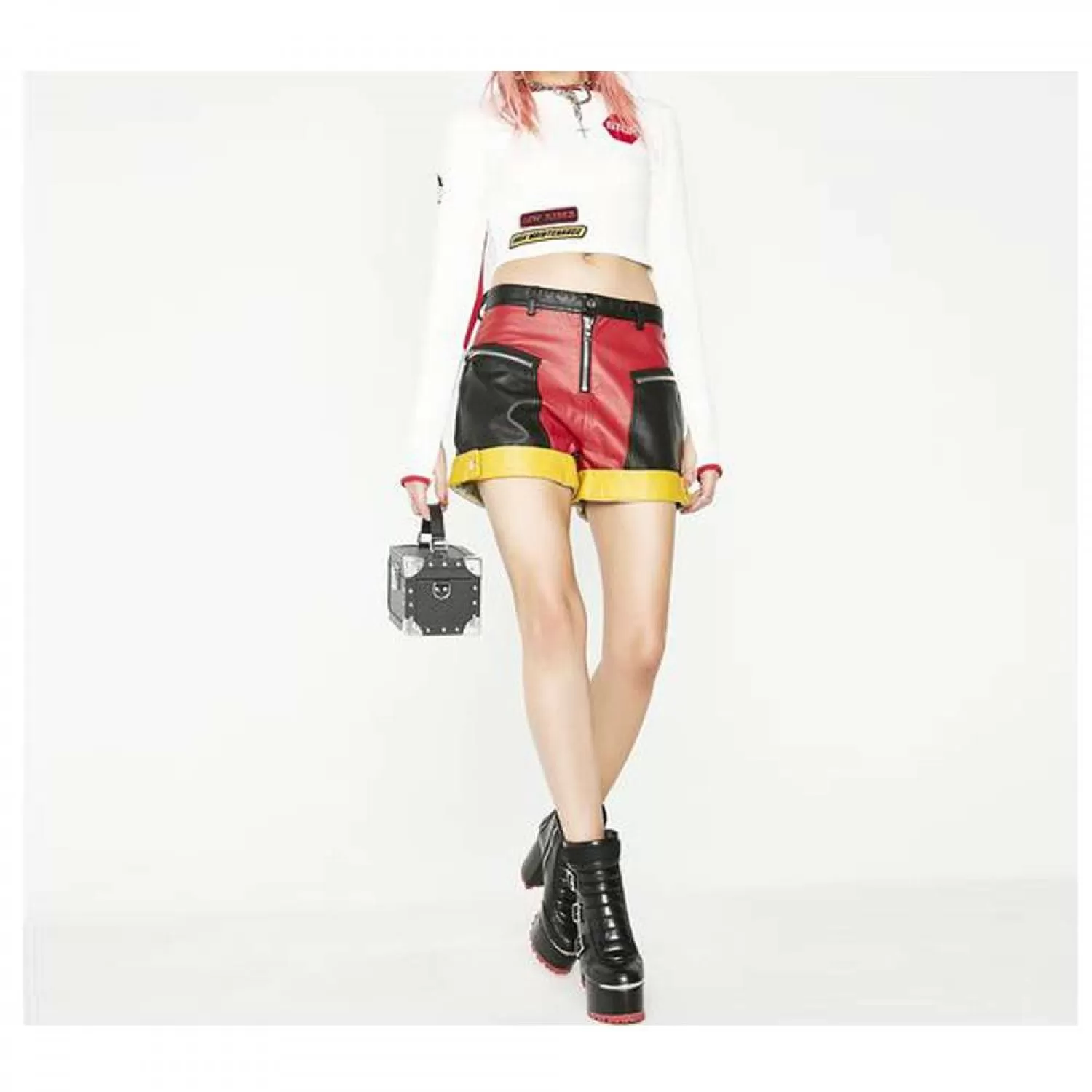 Women’s Black Gothic Mini Skirt | Cotton Alternative Fashion Essential