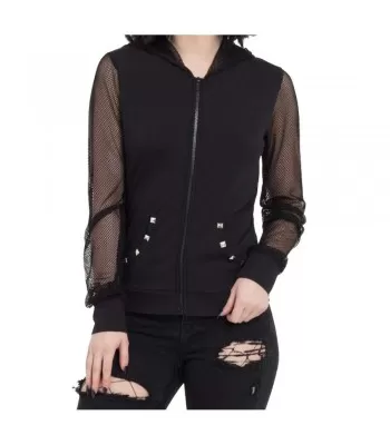 Women Nasty Net Mesh Hoodie  (2025)