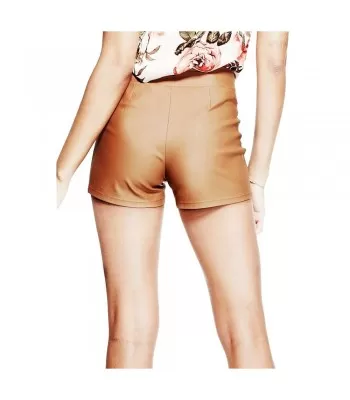 Women’s Gothic Genuine Lambskin Leather Shorts