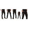 Men Long Pant with Strap and Zips 