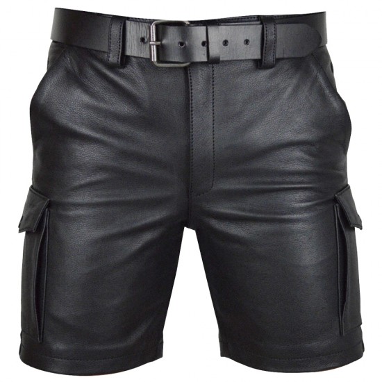 Mens Cargo ShortsReal Leather Club Casual Short Mens Cargo ShortsReal Leather Club Casual Short