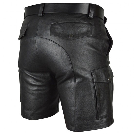 Mens Cargo ShortsReal Leather Club Casual Short Mens Cargo ShortsReal Leather Club Casual Short