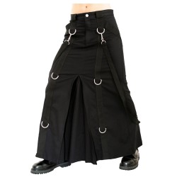 Denim Chain Skirt Kilt For Men 