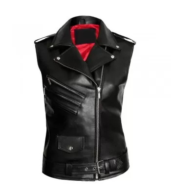 Men Leather Vest Unisex Punk Stylish Band PU Vest Gothic Core (2025)