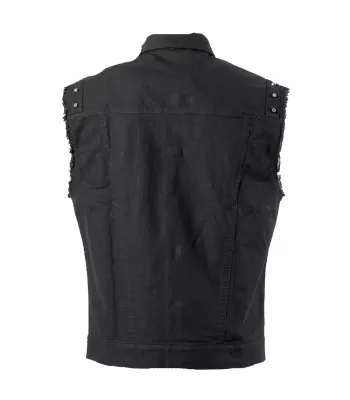 Men Gothic Sleeves Less Shirt With Metal Buttons and Studs Rock Style Vest (2025)