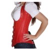 Women Sexy Underbust Corset Red Waist Training Clincher Corset