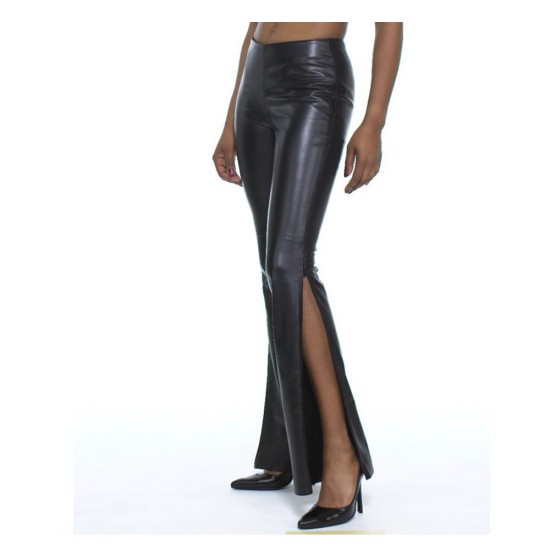 Ladies Fashion Low Waisted Flare Pants 