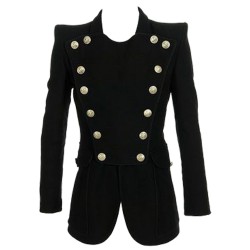 Women Gothic Coat Black Alternative Gothic Coat 