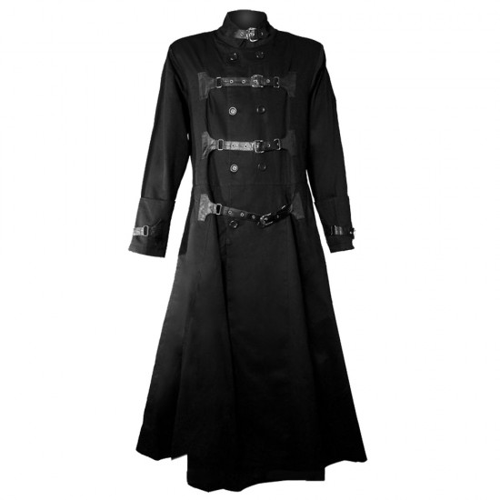 Men Hellraiser Long Coat Gothic Style Cotton Coat For Sale Men Hellraiser Long Coat Gothic Style Cotton Coat For Sale