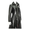 Women Gothic Coat Vampire Black Dawn Razor Coat Leather Trench Coat Women Gothic Coat Vampire Black Dawn Razor Coat Leather Trench Coat