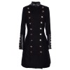 Womens British Style Slim Fit Wool Blend Trench Double Breasted Long Jacket Military Coat Womens British Style Slim Fit Wool Blend Trench Double Breasted Long Jacket Military Coat