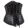 Women Black Leather Steel Boned Waist slimming Women Corset Women Black Leather Steel Boned Waist slimming Women Corset
