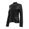 Women Military Coat Fashion Style Leather Jacket Blazer Coat Comfort & style