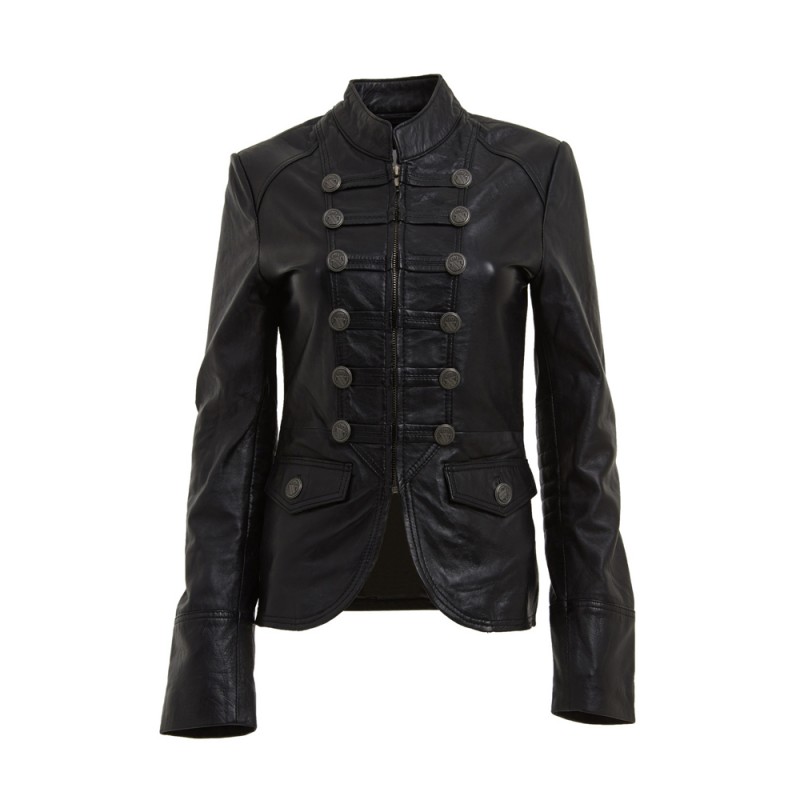 Women Military Coat Fashion Style Leather Jacket Blazer Coat Comfort & style