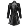 Handmade Gothic Trench Coat, Short Length Stylish Party Coat Leather Coat | Gothic Clothing