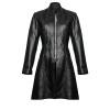 Handmade Gothic Trench Coat, Short Length Stylish Party Coat Leather Coat | Gothic Clothing