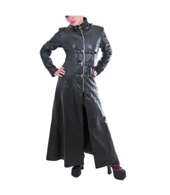 Hfyihgf Women's Gothic Hooded Trench Coat