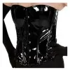 Women Gothic PVC Overbust Corset Steel Boned Tops  (2025)