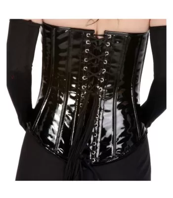 PVC Vinyl Overbust Corset Women | Gothic & Victorian-Inspired Corset