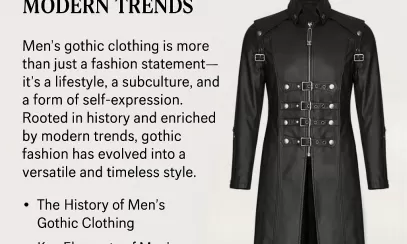Men Gothic Clothing: The Ultimate Style Guide for Dark Aesthetics