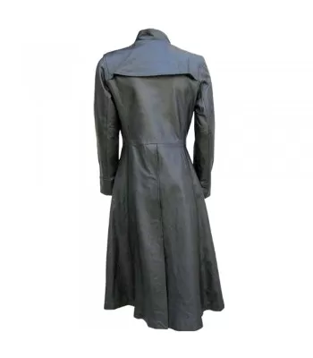 Men Neo Matrix Style Gothic Coat Trench Long Coat Gothic Leather Coat Goth Clothing (2025)
