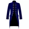 Mens Gothic Victorian Frock Mens Gothic Steampunk Tailcoat Blue Velvet Coat (2025) Mens Gothic Victorian Frock Mens Gothic Steampunk Tailcoat Blue Velvet Coat (2025)