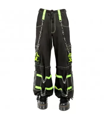 Men Gothic Trousers Bondage Pants With Zip Off Legs to Shorts (2025)