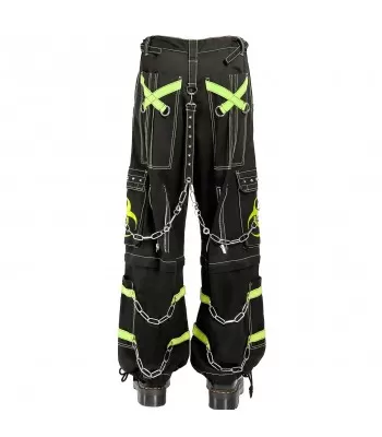Men Gothic Trousers Bondage Pants With Zip Off Legs to Shorts (2025)