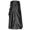 Handmade New Stylish Men’s Gothic Cargo Utility Kilt Black Steampunk  (2025)