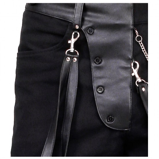 Steampunk Vintage Trouser Men Goth Black Gens Steam Pant Steampunk Vintage Trouser Men Goth Black Gens Steam Pant