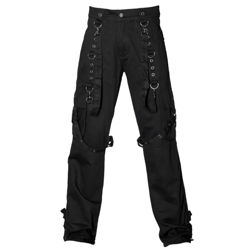 Men Black Gothic Pant