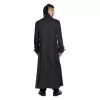 Men Hellraiser Long Coat Gothic Steampunk Style Cotton Fetish Coat
