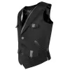 Men Gothic Wool Waistcoat Vest Black  (2025)